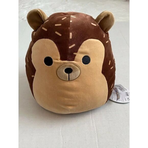 Squishmallow Hans & Sharie 12” Flip A Mallows Sloth Brown Hedgehog Kellytoy NWT - Picture 1 of 9